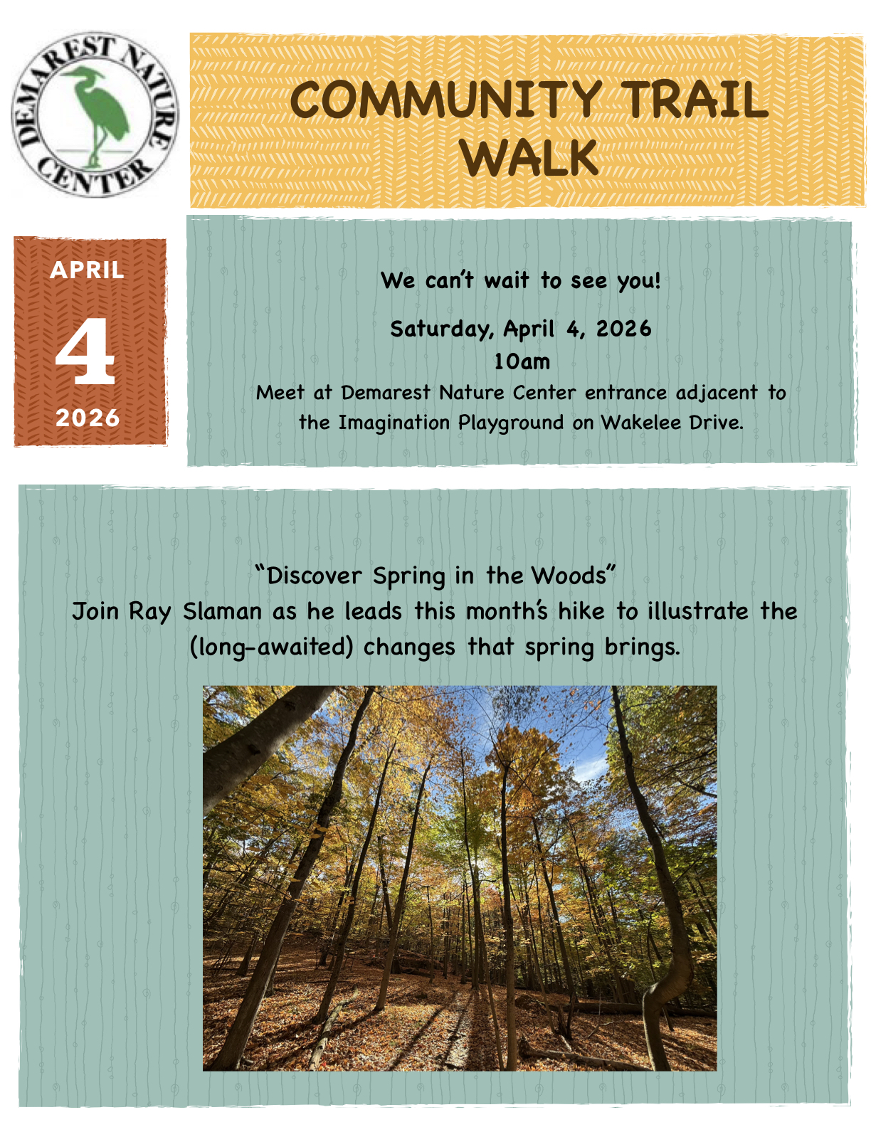 Spring Trail Walk 2026