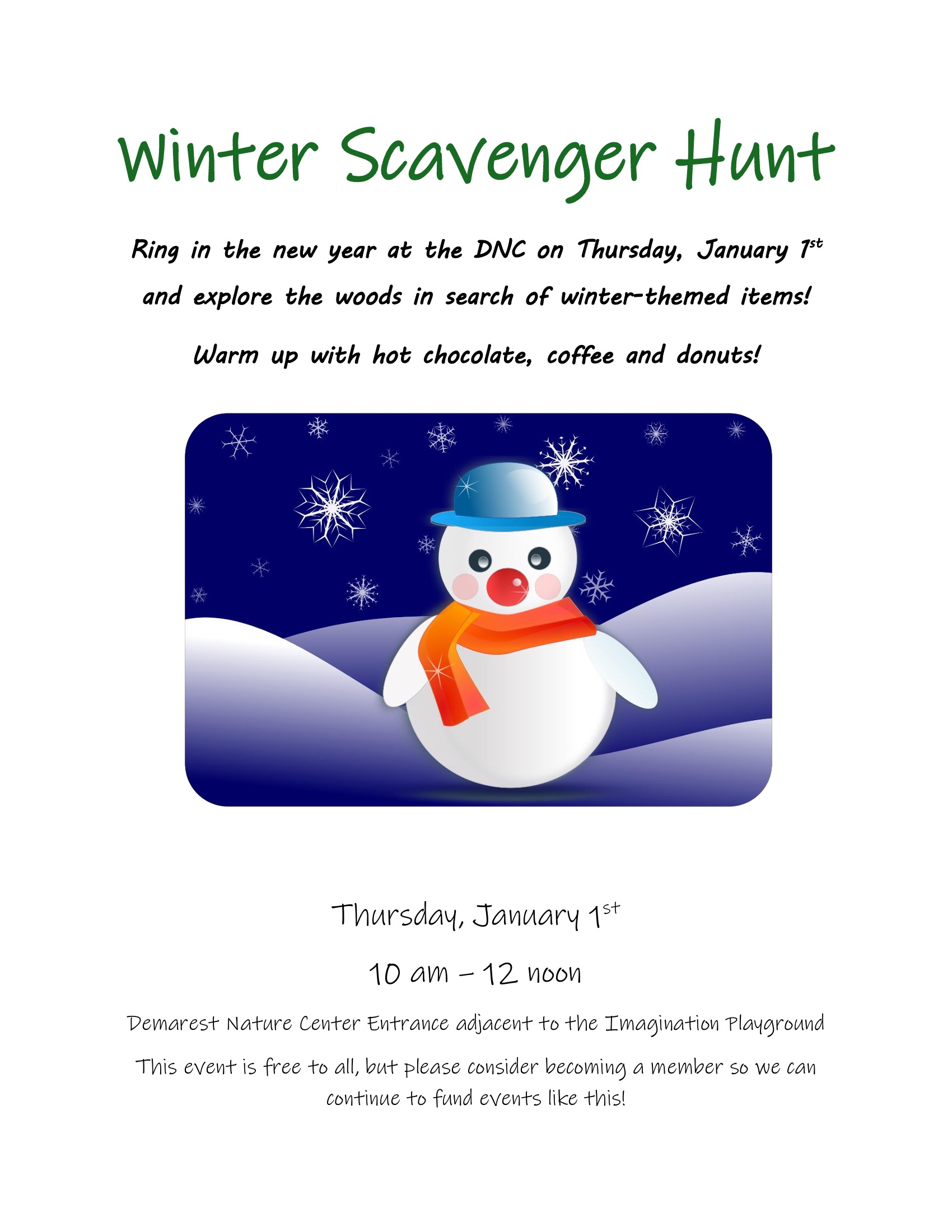 Winter Scavenger Hunt